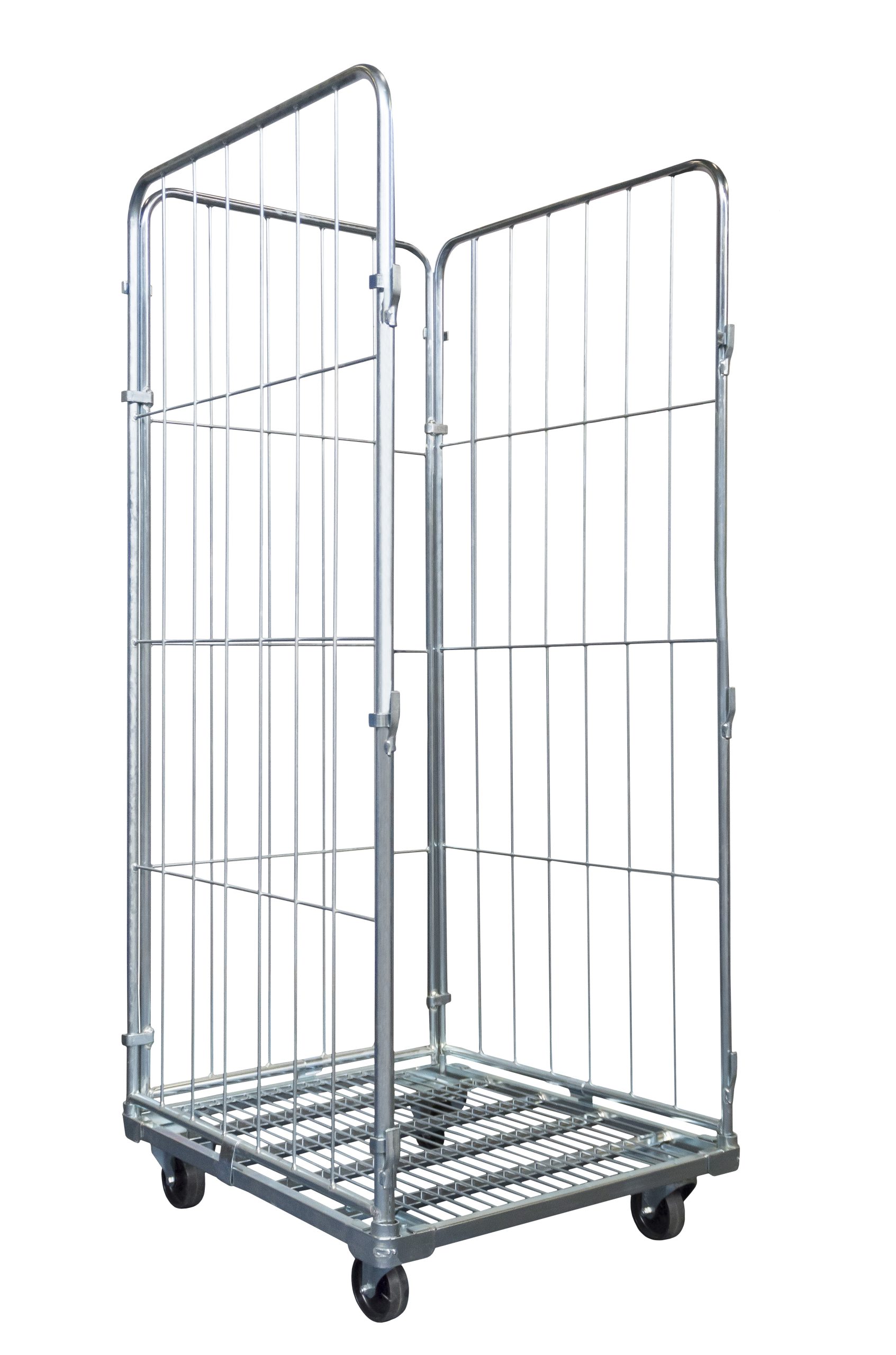 Hinged 400 Gate, Laundry kg rent 800x720x1800 for Front Container mm Rotomrent Load | Cage Roll Capacity