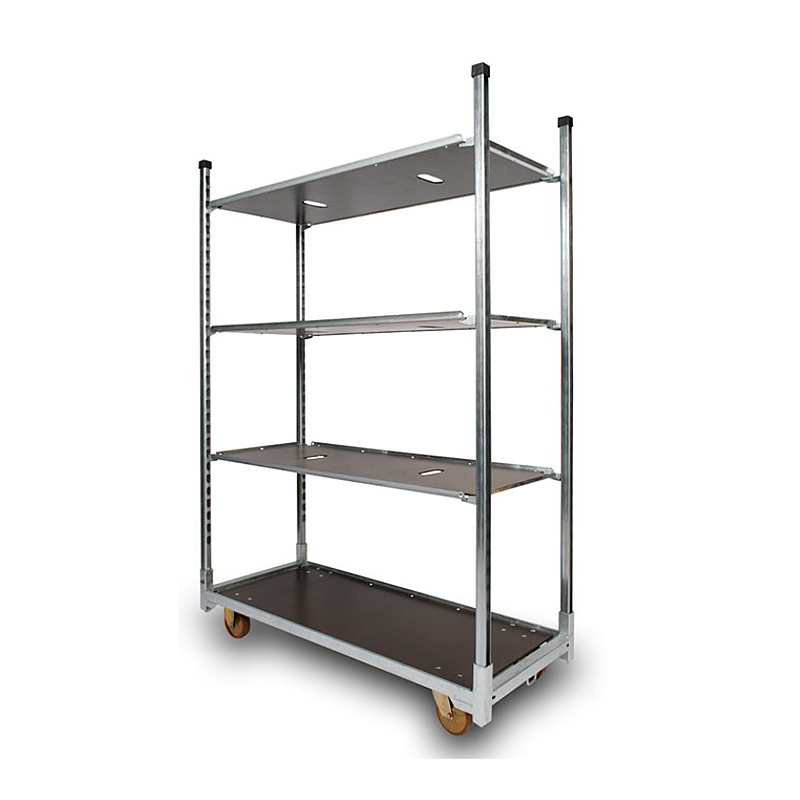 Danish Plant Container Trolley - 1350x565x1900 mm - incl. 3 Shelves