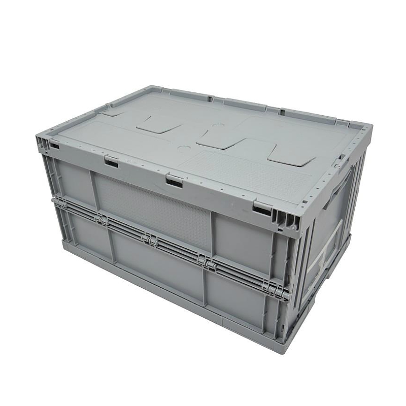 Collapsible Plastic Box wit Lid - 600x400x320 mm - 59L