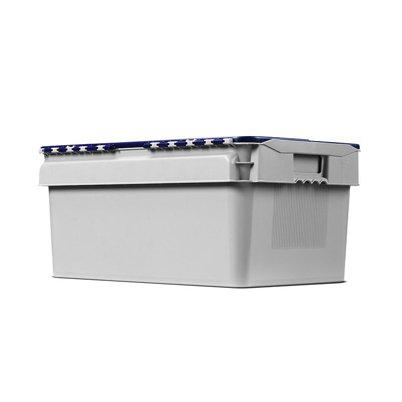 Plastic Distribution Box with Lid - 600x400x275 mm - 45L