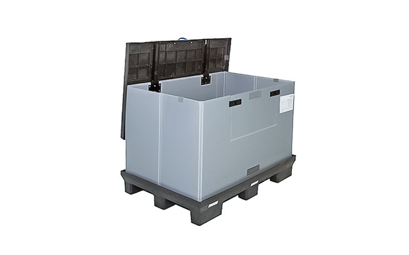Plastic Pallet Box - 1200x1000x900 mm - Smartbox L