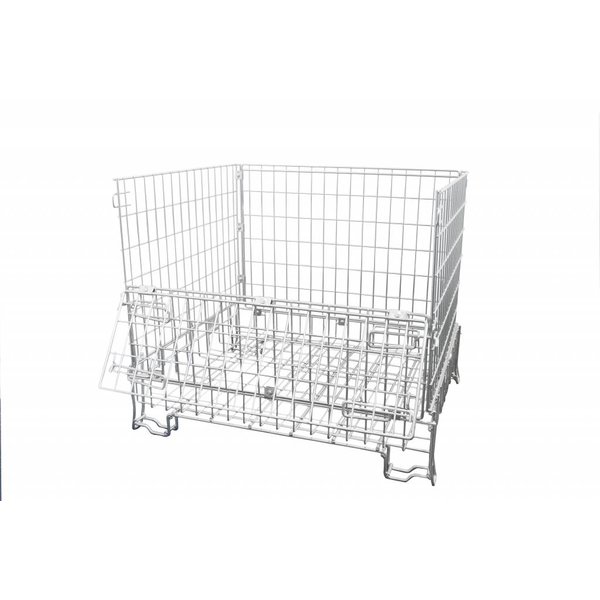 Wire Pallet Cage Container - 1200x1010x1200 mm - Collapsible