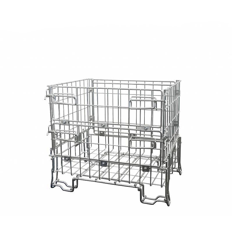 Metal Wire Pallet Cage - 800x600x700 mm - Foldable