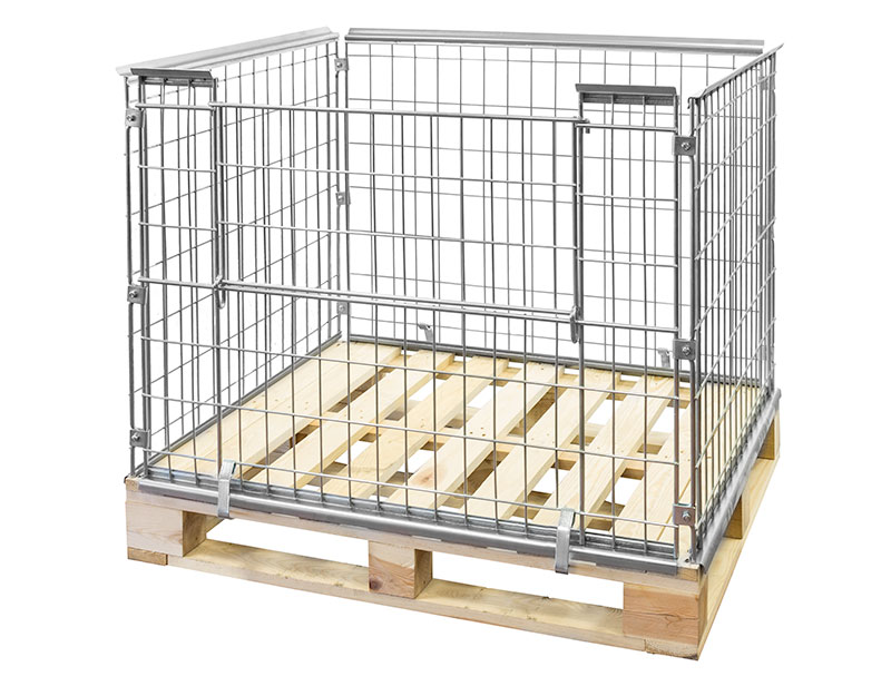 Metal Wire Pallet Collar - 1220x1020x870 mm - Collapsible